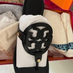 Tory Burch Miller Sandals Black 10.5